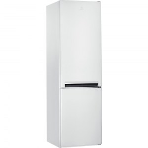 INDESIT Refrigerator LI9 S1E W Energy efficiency class F, Free standing, Combi, Height 201.3 cm, Fridge net capacity 261 L, Free